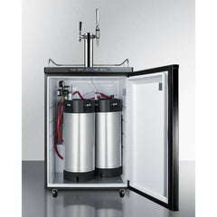 Summit 24" Wide Coffee Kegerator - SBC635MCMTWIN - The Home Selection