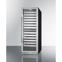 Summit 24" Wide Dual-Zone Wine Cellar with 163 Bottle Capacity, With Lock, 13 Extension Wine Racks, Digital Control, LED Light, Compressor Cooling, ETL Approved, CFC Free, High/Low Temperature Alarm, Double Pane Tempered Glass Door - SWCP2163 - The Home Selection