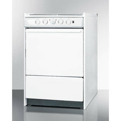 Summit 24" Wide Electric Coil Top Range with 4 Elements, 2.92 cu. ft. Total Oven Capacity, Storage Drawer, ADA Compliant, Storage Drawer - WEM610R - The Home Selection