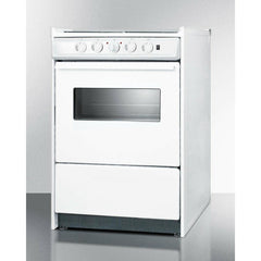 Summit 24" Wide Electric Coil Top Range with 4 Elements, 2.92 cu. ft. Total Oven Capacity, Storage Drawer, ADA Compliant, Storage Drawer - WEM610R - The Home Selection