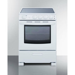 Summit 24" Wide Electric Smooth-Top Range - REX24 - The Home Selection