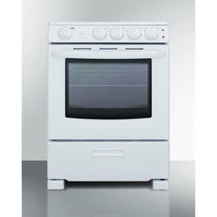 Summit 24" Wide Electric Smooth-Top Range - REX24 - The Home Selection