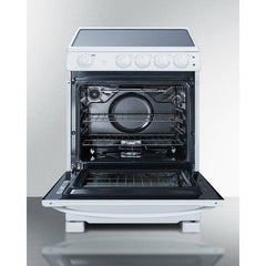 Summit 24" Wide Electric Smooth-Top Range - REX24 - The Home Selection