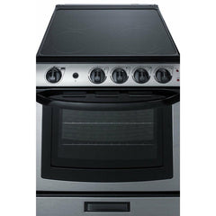 Summit 24" Wide Electric Smooth-Top Range - REX24 - The Home Selection