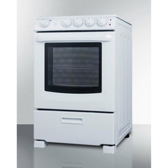 Summit 24" Wide Electric Smooth-Top Range - REX24 - The Home Selection