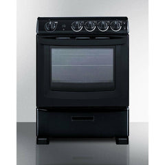 Summit 24" Wide Electric Smooth-Top Range - REX24 - The Home Selection