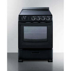 Summit 24" Wide Electric Smooth-Top Range - REX24 - The Home Selection