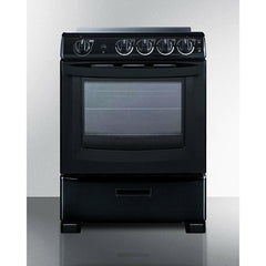 Summit 24" Wide Electric Smooth-Top Range - REX24 - The Home Selection