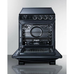 Summit 24" Wide Electric Smooth-Top Range - REX24 - The Home Selection