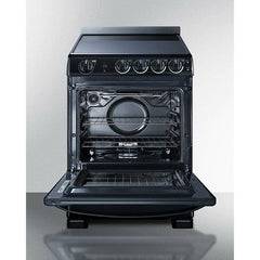 Summit 24" Wide Electric Smooth-Top Range - REX24 - The Home Selection