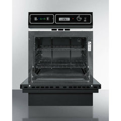 Summit 24" Wide Electric Wall Oven with Storage Drawer, 2 Oven Racks, LP Convertible - TEM7 - The Home Selection