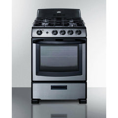 Summit 24" Wide Gas Range - PRO247SS - The Home Selection