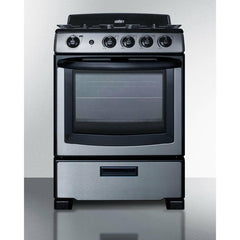 Summit 24" Wide Gas Range - PRO247SS - The Home Selection