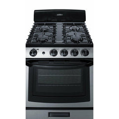 Summit 24" Wide Gas Range - PRO247SS - The Home Selection
