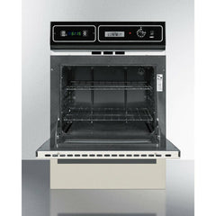 Summit 24" Wide Gas Wall Oven with Broiler Drawer, 2 Oven Racks, Timer - STM7212KW - The Home Selection