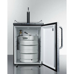 Summit 24" Wide Kegerator 5.7 cu. ft. Freestanding Beer Dispenser - SBC635M - The Home Selection