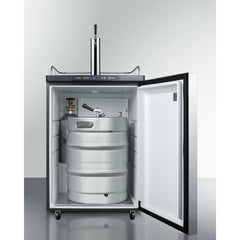 Summit 24" Wide Kegerator 5.7 cu. ft. Freestanding Beer Dispenser - SBC635M - The Home Selection