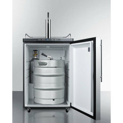 Summit 24" Wide Kegerator 5.7 cu. ft. Freestanding Beer Dispenser - SBC635M - The Home Selection