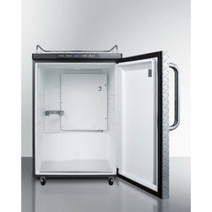 Summit 24" Wide Kegerator, Tap Beer Dispenser with 1 Half-Barrel Capacity, Digital Thermostat, Automatic Defrost - SBC635MNK - The Home Selection