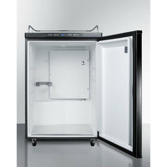 Summit 24" Wide Kegerator, Tap Beer Dispenser with 1 Half-Barrel Capacity, Digital Thermostat, Automatic Defrost - SBC635MNK - The Home Selection