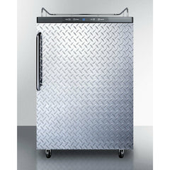 Summit 24" Wide Kegerator, Tap Beer Dispenser with 1 Half-Barrel Capacity, Digital Thermostat, Automatic Defrost - SBC635MNK - The Home Selection