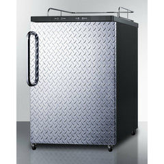 Summit 24" Wide Kegerator, Tap Beer Dispenser with 1 Half-Barrel Capacity, Digital Thermostat, Automatic Defrost - SBC635MNK - The Home Selection