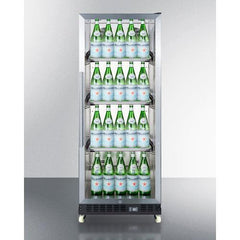 Summit 24" Wide Mini Reach-In Beverage Center with Dolly - SCR1156RI - The Home Selection
