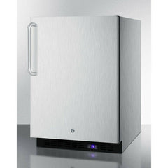 Summit 24" Wide Outdoor All-Freezer (Panel Not Included) with 3 Adjustable Chrome Shelves, Automatic Defrost, Exterior Digital Thermostat, LED Lighting - SPFF51OS - The Home Selection