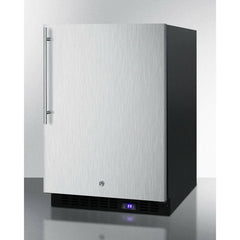Summit 24" Wide Outdoor All-Freezer With Icemaker with 4.72 cu.ft. Capacity, Right Hinge, Frost Free Defrost, Ice Maker, Digital Thermostat, Factory Installed Lock - SPFF51OSSS - The Home Selection