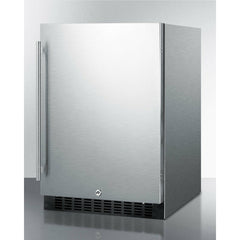 Summit 24" Wide Outdoor All-Refrigerator with 4.6 cu. ft. Capacity, 3 Glass Shelves, Right Hinge with Reversible Doors, with Door Lock, Frost Free Defrost Digital Thermostat, CFC Free - SPR627OS - The Home Selection