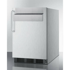Summit 24" Wide Outdoor All-Refrigerator, with Speed Rail - SPR7BOSSTSR - The Home Selection