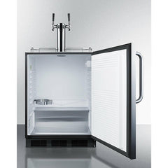 Summit 24" Wide Outdoor Wine Kegerator, ADA Compliant - SBC54OSBIADAWKDTWIN - The Home Selection
