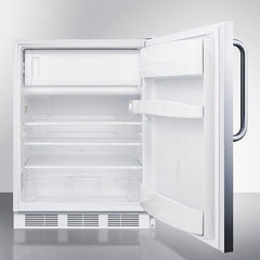 Summit 24" Wide Refrigerator-Freezer, ADA Compliant - CT66LWSSTBADA - The Home Selection