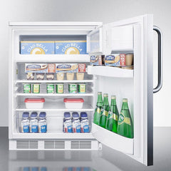 Summit 24" Wide Refrigerator-Freezer - CT66LWSSTB - The Home Selection