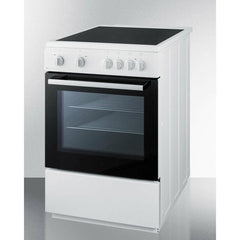 Summit 24" Wide Smooth Top Electric Range - CLRE24WH - The Home Selection