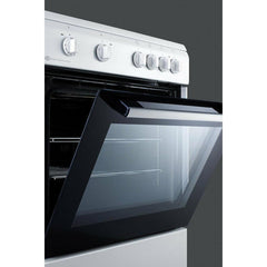 Summit 24" Wide Smooth Top Electric Range - CLRE24WH - The Home Selection