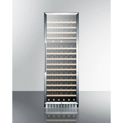 Summit 24" Wide Wine Cellar with 160 Bottles Bottle Capacity, Right Hinge, Glass Door, With Lock, 14 Extension Wine Racks, Digital Control, LED Light, Compressor Cooling, Star-K Certification, Digital Thermostat - SWC1966 - The Home Selection