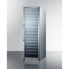 Summit 24" Wide Wine Cellar with 160 Bottles Bottle Capacity, Right Hinge, Glass Door, With Lock, 14 Extension Wine Racks, Digital Control, LED Light, Compressor Cooling, Star-K Certification, Digital Thermostat - SWC1966 - The Home Selection