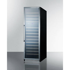 Summit 24" Wide Wine Cellar with 160 Bottles Bottle Capacity, Right Hinge, Glass Door, With Lock, 14 Extension Wine Racks, Digital Control, LED Light, Compressor Cooling, Star-K Certification, Digital Thermostat - SWC1966 - The Home Selection