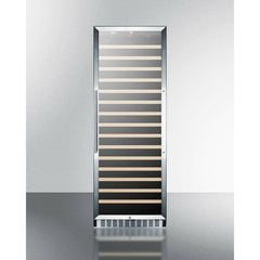 Summit 24" Wide Wine Cellar with 171 Bottles Bottle Capacity, Right Hinge, Glass Door, With Lock, 15 Extension Wine Racks, Digital Control, LED Light, Compressor Cooling, Star-K Certification, Automatic Defrost, Digital Thermostat - SWC1926 - The Home Selection