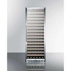 Summit 24" Wide Wine Cellar with 171 Bottles Bottle Capacity, Right Hinge, Glass Door, With Lock, 15 Extension Wine Racks, Digital Control, LED Light, Compressor Cooling, Star-K Certification, Automatic Defrost, Digital Thermostat - SWC1926 - The Home Selection
