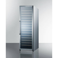 Summit 24" Wide Wine Cellar with 171 Bottles Bottle Capacity, Right Hinge, Glass Door, With Lock, 15 Extension Wine Racks, Digital Control, LED Light, Compressor Cooling, Star-K Certification, Automatic Defrost, Digital Thermostat - SWC1926 - The Home Selection