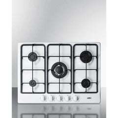 Summit 27" Gas Cooktop Built in 5 Sealed Burners - GC527 - The Home Selection