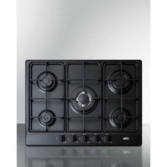 Summit 27" Gas Cooktop Built in 5 Sealed Burners - GC527 - The Home Selection