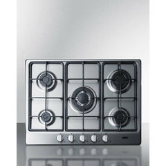 Summit 27" Gas Cooktop Built in 5 Sealed Burners - GC527 - The Home Selection