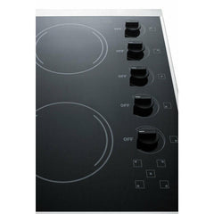 Summit 27" Wide 230V 5-Burner Radiant Cooktop - CRS5B1 - The Home Selection