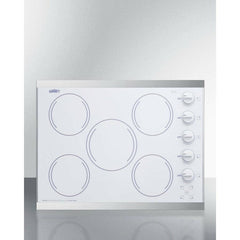 Summit 27" Wide 230V 5-Burner Radiant Cooktop - CRS5B1 - The Home Selection