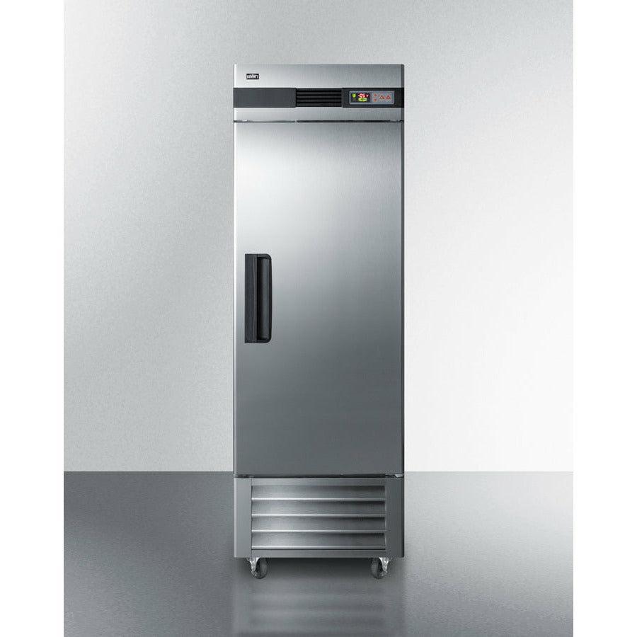 Summit 28" Freestanding Commercial Freezer with 23.0 Cu. Ft. Capacity, Self Closing Door, Door Alarm, Temperature Alarm, Lock - SCFF237 - The Home Selection