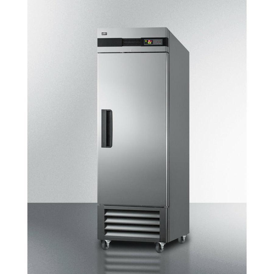 Summit 28" Freestanding Commercial Freezer with 23.0 Cu. Ft. Capacity, Self Closing Door, Door Alarm, Temperature Alarm, Lock - SCFF237 - The Home Selection