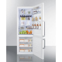 Summit 28" Wide Bottom Freezer Refrigerator - FFBF281W - The Home Selection